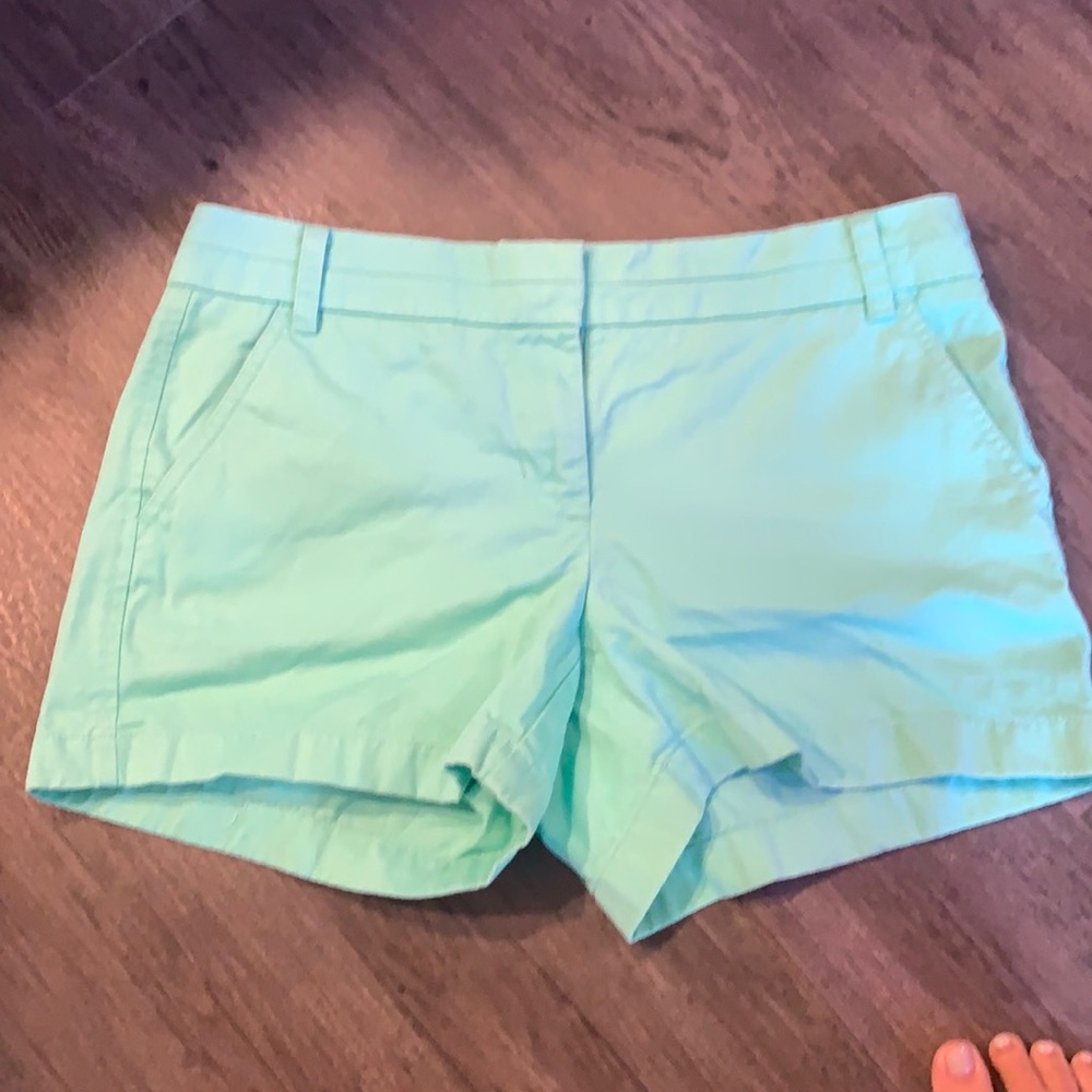 Mint 4” j crew chino shorts